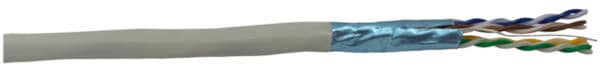 Category 5e FTP foil shielded solid fixed installation PVC cable