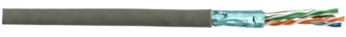 Category 6 FTP foil shielded solid fixed installation PVC cable