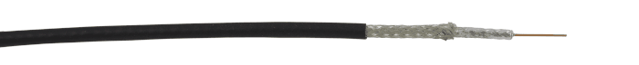Low loss L100 coaxial cable