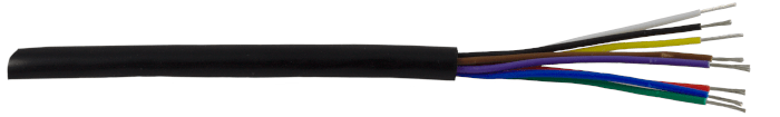 8 core unscreened 7-2-8a defence standard cable