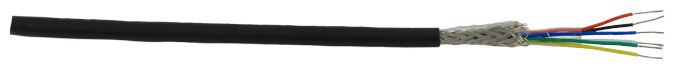 6 core braid screened 7-1-6c defence standard cable